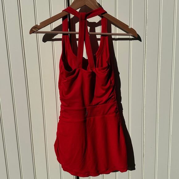 FP Movement Free People Little Bit of Love Skortsie Shortsie Winterberry Red XS - Picture 4 of 15